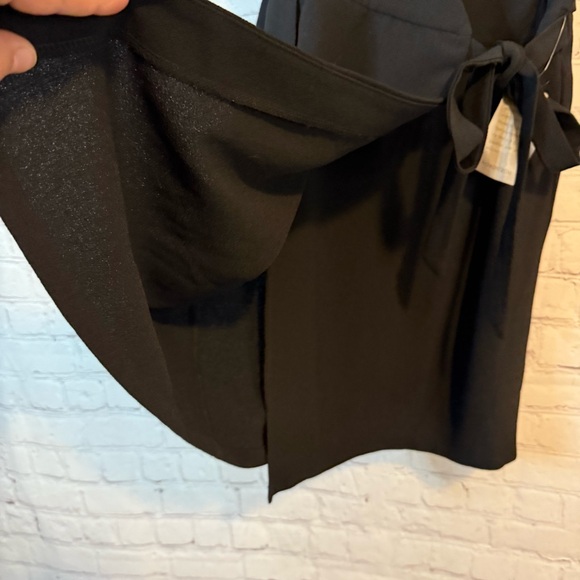 Bobeau Black Mini Wrap Dress - Picture 4 of 7